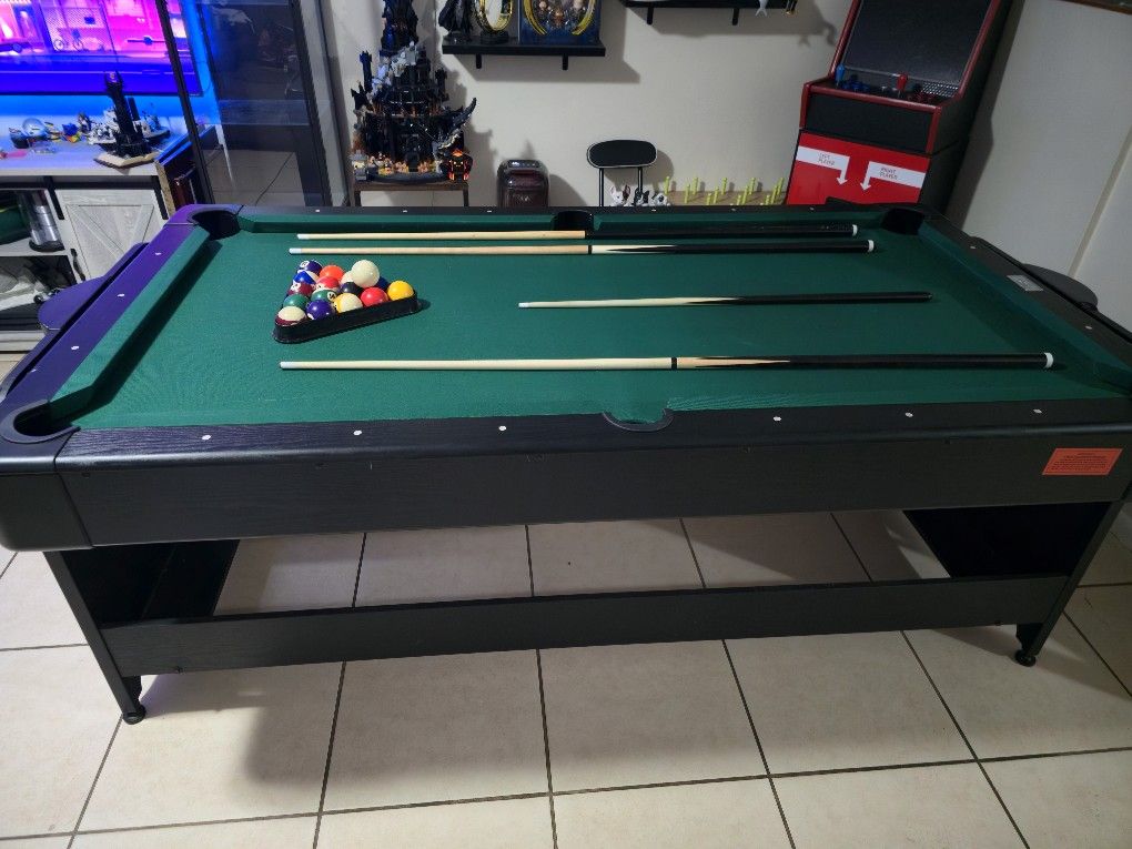 3 in 1 multi game pool table