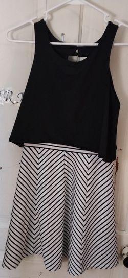 BLACK& WHITE SUMMER DRESS