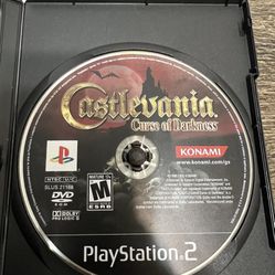 Castlevania: Curse of Darkness Playstation 2 PS2 2005 Disc Only Tested Works