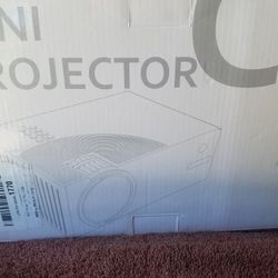 Mini white projector