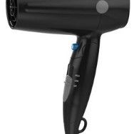 New in Box Black Sunbeam Hospitality Folding Retractable Hair Dryer, Model HD3004-005