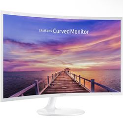 AMSUNG 32 inch CF391 Curved Monitor (LC32F391FWNXZA) - 1080p, Dual Monitor, Laptop Monitor, Monitor Stand/Riser/Mount Compliant, AMD Freesync, Gaming,