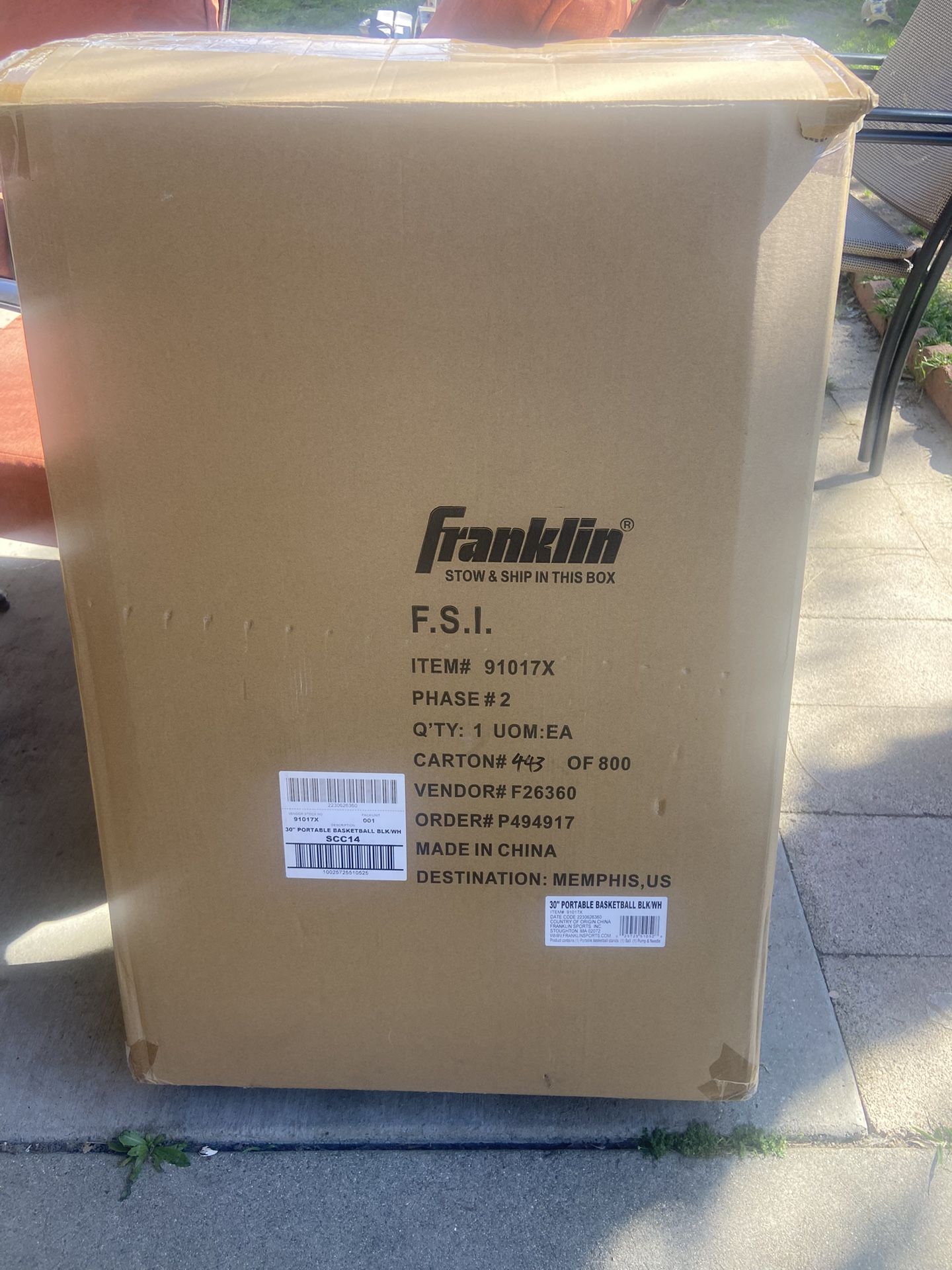 Basketball Hoop Franklin