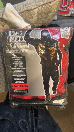 Black Drago Ninja size one size fits most