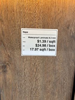 Napa Waterproof Laminate Flooring 8.3mm