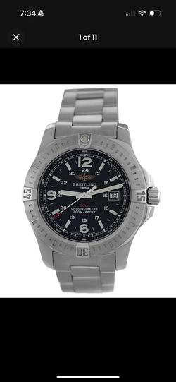 Breitling Colt A74388 Chronometer Date Steel 44MM Men's Quartz Watch - Complete