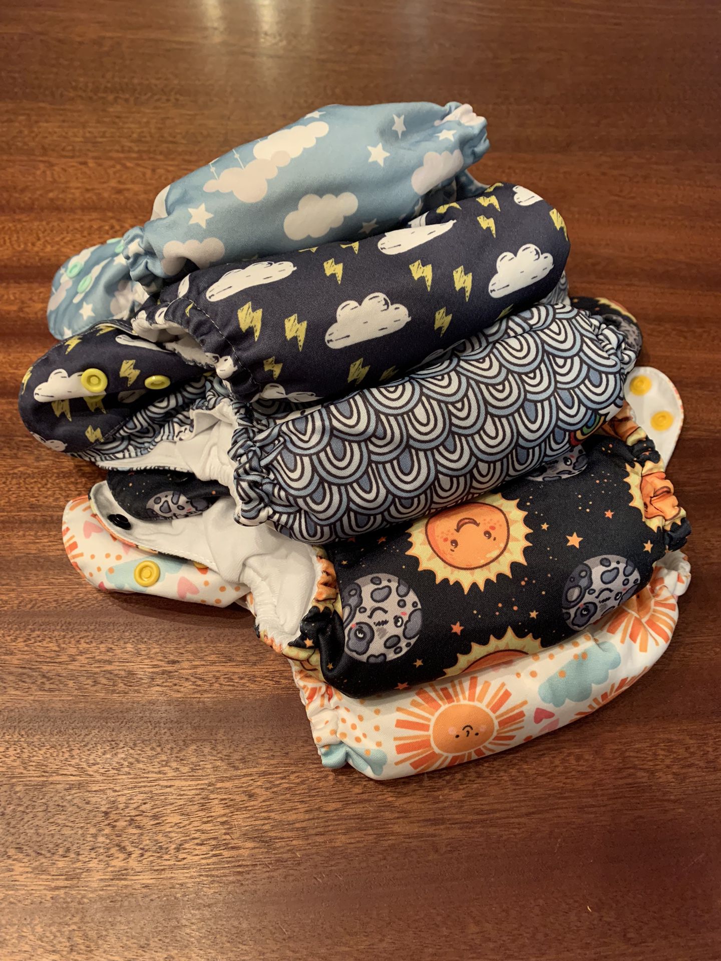5 Cloth Diapers