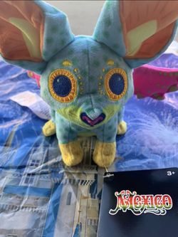Disney Parks Pixar's Coco Alebrijes Blue Magnetic Shoulder Plush Pal