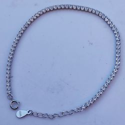 Sterling Silver Tennis Bracelet 