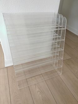 4 Acrylic nail polish racks
