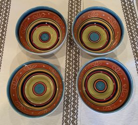 Pier 1 Italian Summer Soup/Cereal Bowls