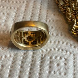 Rolex ring solid gold 14k 17.2 grams
