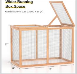 Brand new 40" Chicken Run Outdoor Wooden Chicken Coop 
