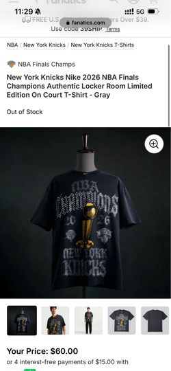 sold out knicks limited edition championship shirt