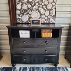 BLACK CABINET/ DRESSER 