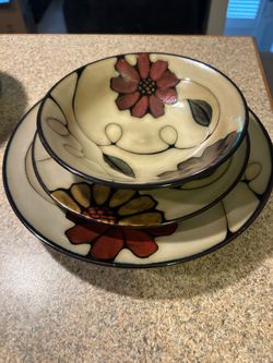 Dishes and flatware