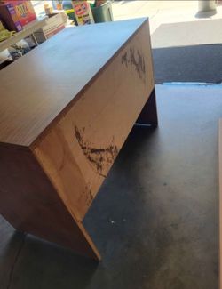 Solid wood desk