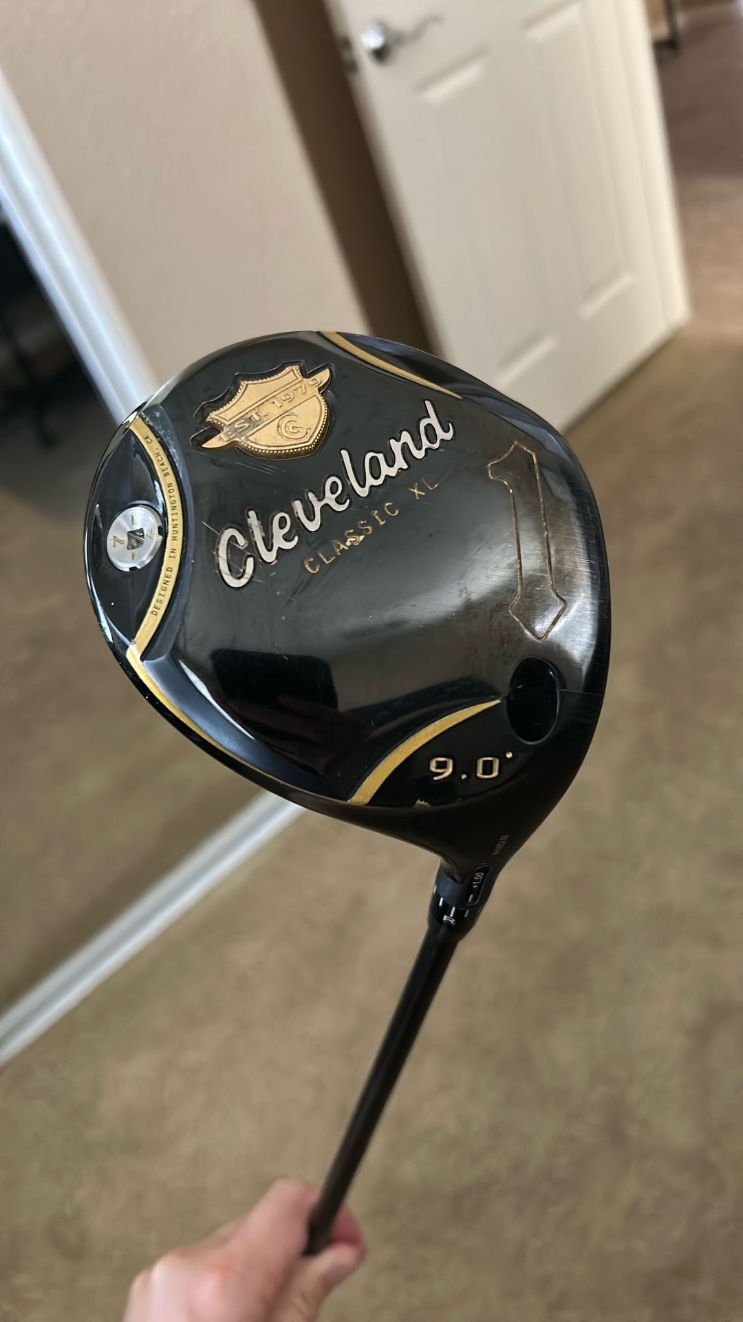 Cleveland Golf Classic XL Custom Driver 9 deg. Stiff Flex