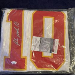 Isiah Pacheco autograph jersey 