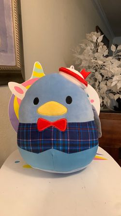 Squishmallow Tuxedosam Plaid Vest plush Hello Kitty & Friends