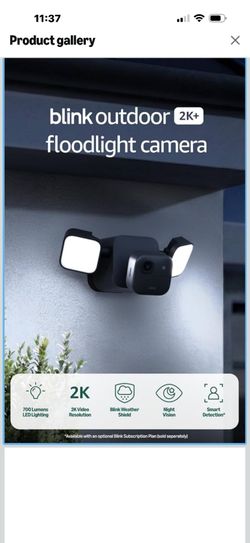 Blink Outdoor 2K+ Floodlight Camera