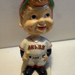 BOBBLEHEAD BOBBLE HEAD MASCOT NODDER RARE CALIFORNIA ANGELS VINTAGE