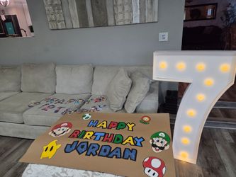 Super Mario Brothers party Decorations