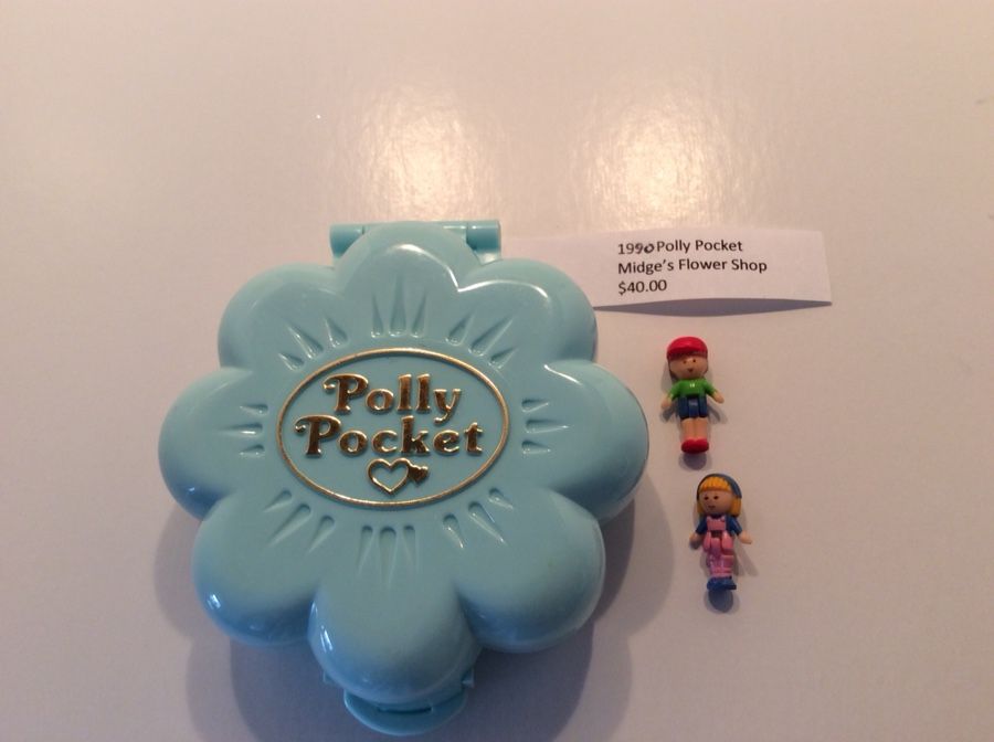 Polly Pockets 1990 Midge’s Flower Shop by Bluebird Toys, PLC