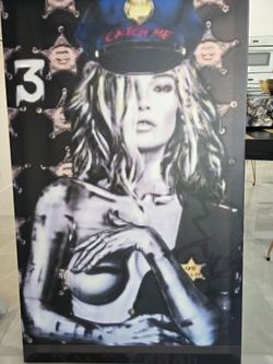 Kate Moss canvass "Catch Me"