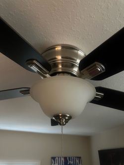 42” Flush Mounted Ceiling Fan with light
