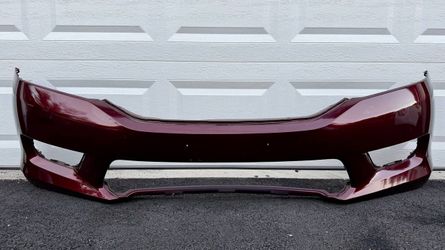 BURGUNDY 2013 2014 2015 HONDA ACCORD FRONT BUMPER