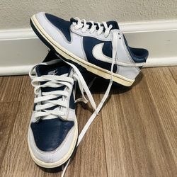 Nike Dunk Low Football Grey Midnight Navy (GS)
