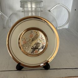 Decorative Gold Japanese Plate