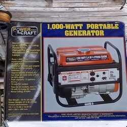 POWER CRAFT orange And Black 1000 Watts 2.4Hp 4 Stroke Engine 