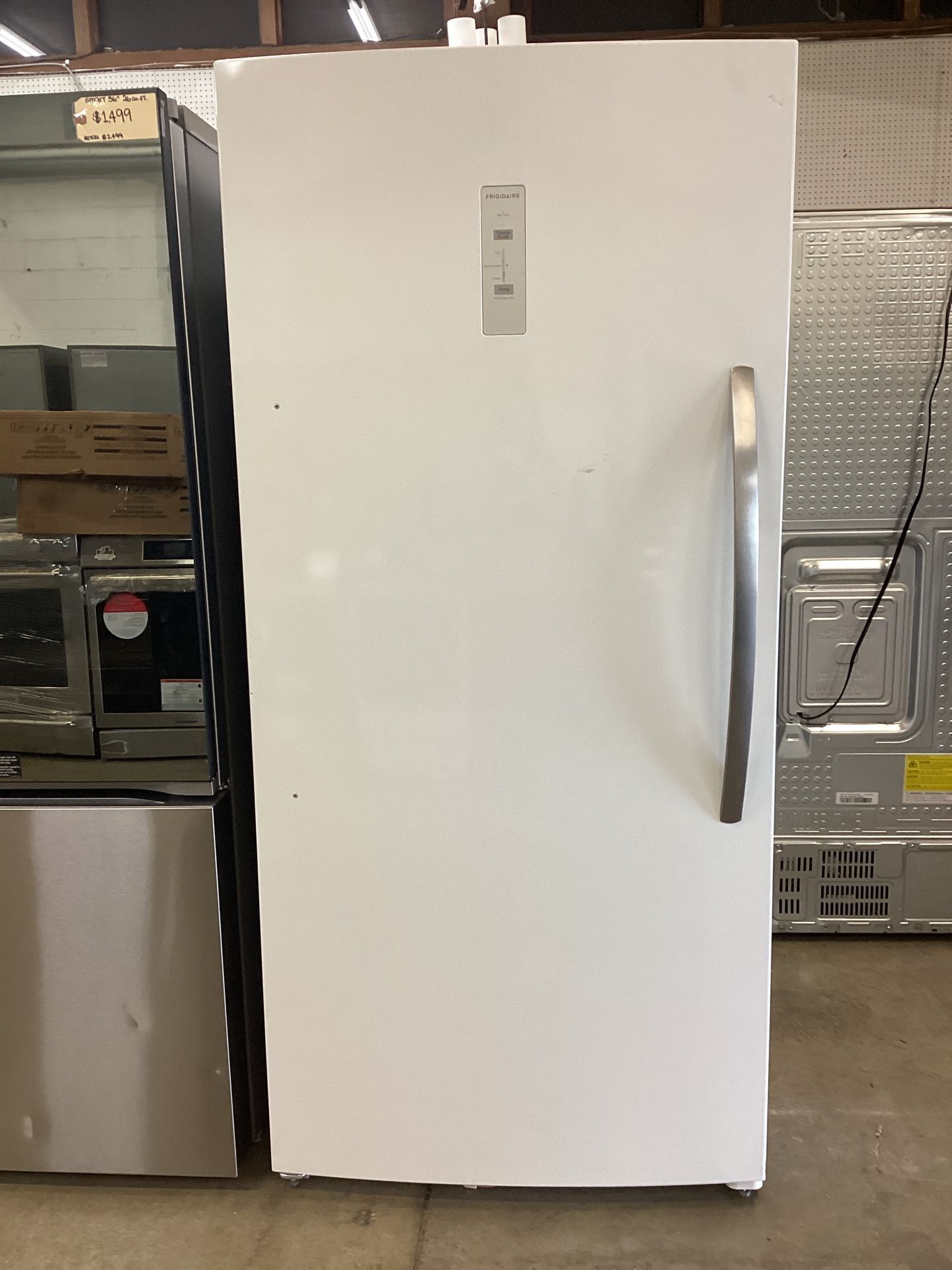 Frigidaire 32 in. 20 cu.ft. Garage Ready Frost Free Upright Freezer New Scratch and Dent