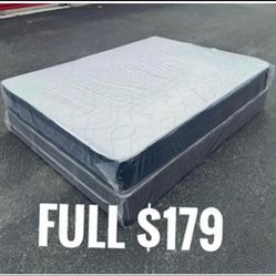 Full Size Mattress Set – Medium Comfort – Available Today 🚚