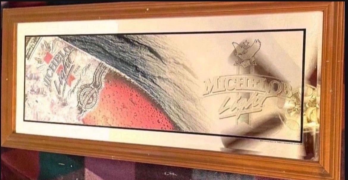 Large Michelob Mirror