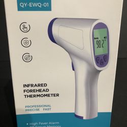 No Touch Infrared Forehead Thermometer Professional Fast New in Box.  