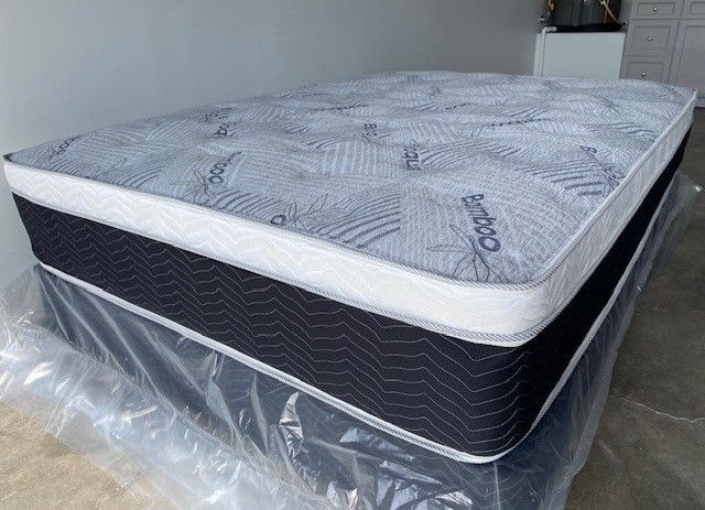 Cal King Euro Bamboo Orthopedic Pillow Top!!