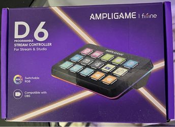 Fifine Ampligame D6 Programmable Stream Controller