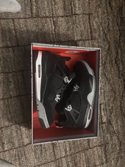 Jordan 4 Black Canvas