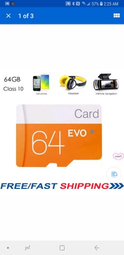 64GB Micro SD SDHC MicroSD High Capacity Secure SD / TF Flash Memo Card JG