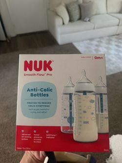 NUK Smooth Flow Pro Anti-Colic Baby Bottles