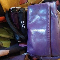 Purple JVC Video Camera