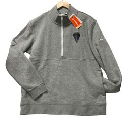 Size M & L Nike Men’s WBA Golden State VALKYRIES React Club Half-Zip Pullover Grey
