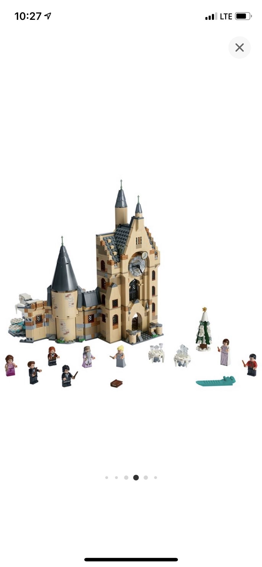 Lego Harry Potter And The Goblet Of Fire Hogwart Clock Tower Castle Play Set With Minigures 75948