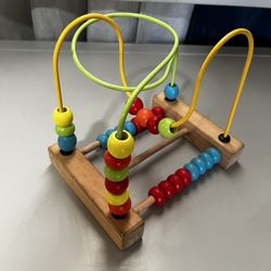 Wood Toy With Beads 