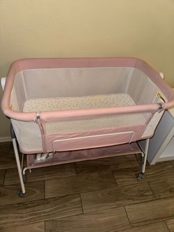 Pink bassinet