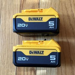*NEW* Dewalt 20V 5.0Ah Batteries (2-pack)