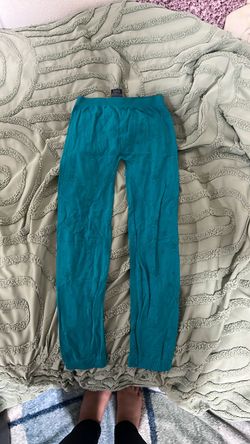 Teal Knit Jogger Pants